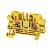 Klemme PUSH IN 4qmm AL2C 4 YL