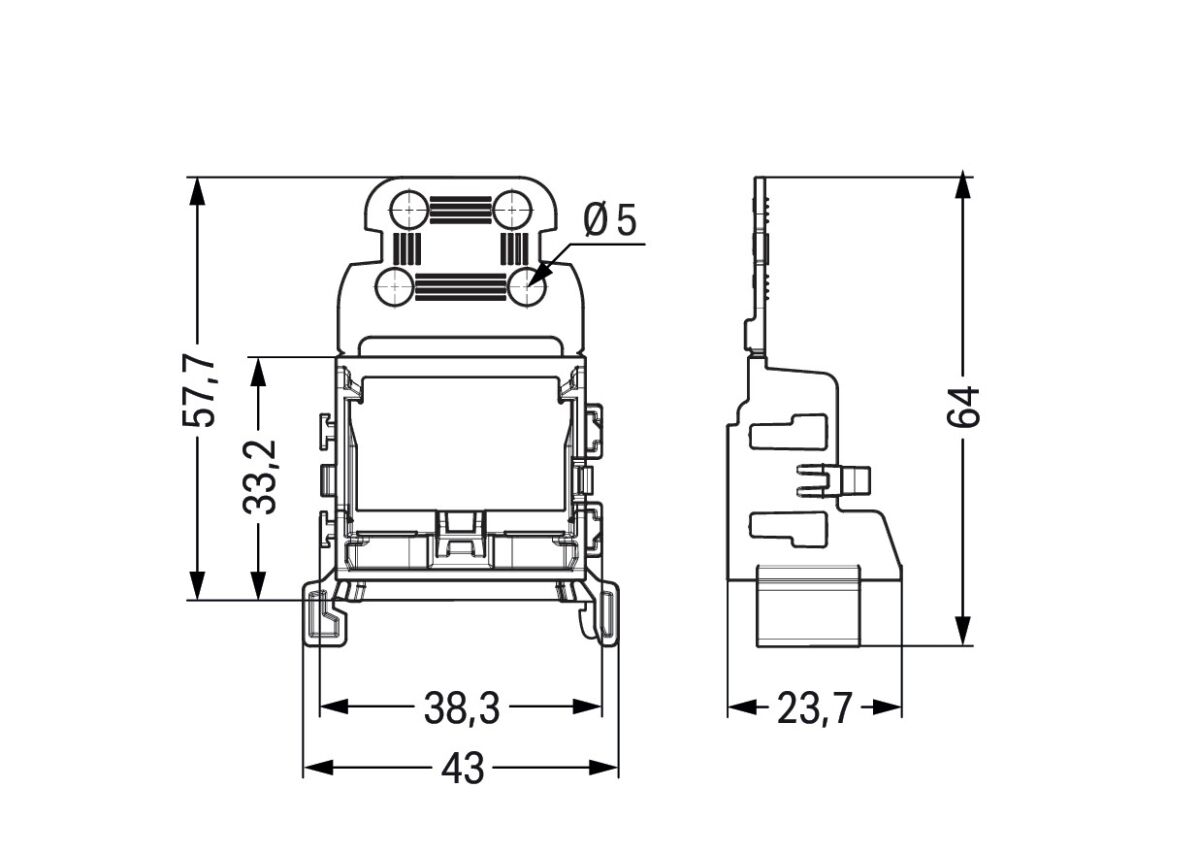 Befestigungsadapter 221-549/000-006
