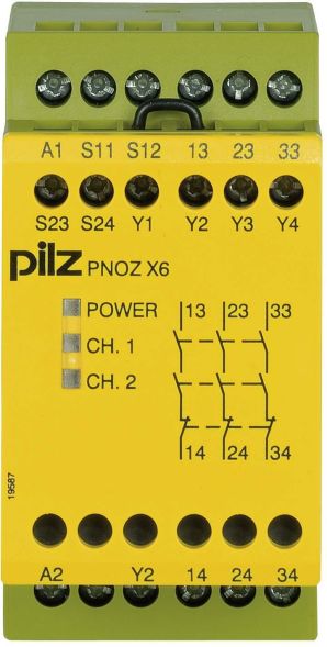 Not-Aus-Schaltgerät PNOZ X6 #774729 Not-Aus-Schaltgerät PNOZ X6 #774729
