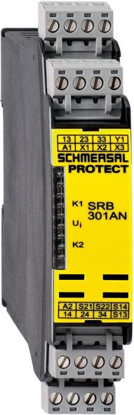Sicherheits-Relaisbaustein SRB301AN 24VAC/DC Sicherheits-Relaisbaustein SRB301AN 24VAC/DC