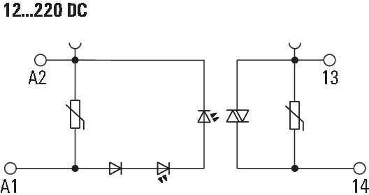Solid-State-Relais TOP24VDC/230VAC0,1A