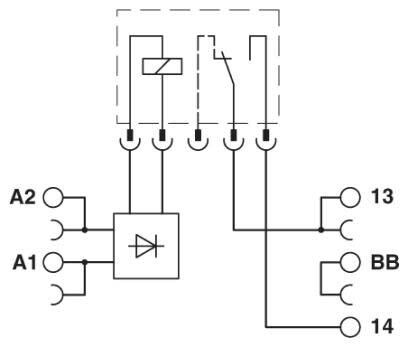 Relaissockel PLC-BPT- 24UC/ 1/ACT Relaissockel PLC-BPT- 24UC/ 1/ACT