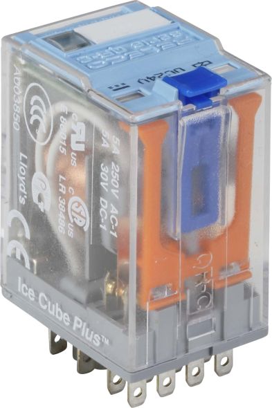 Miniature-Relais QRC blau C9-A42DX/DC24V-Relec Miniature-Relais QRC blau C9-A42DX/DC24V-Relec