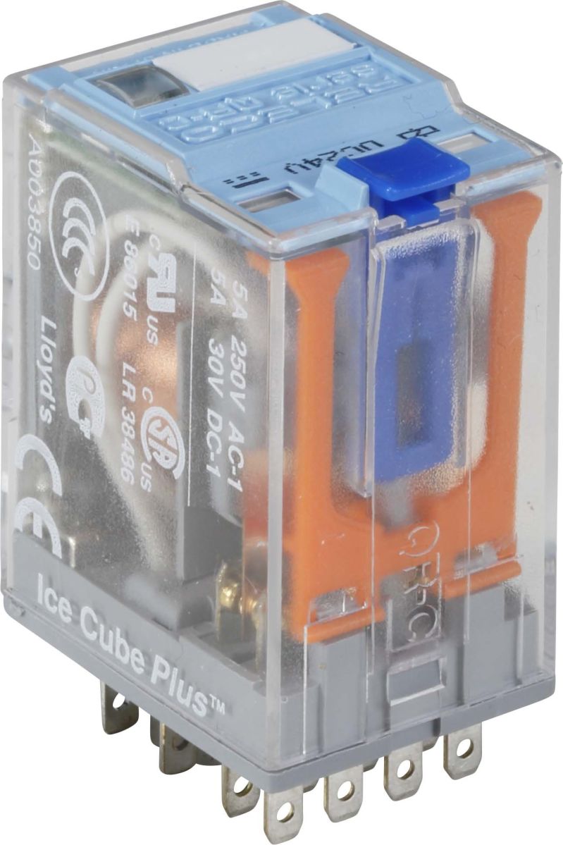 Miniature-Relais QRC blau C9-A41X/DC24V-Releco Miniature-Relais QRC blau C9-A41X/DC24V-Releco