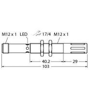 Temp.- u. Luftfeuchtsensor M12FTH3Q