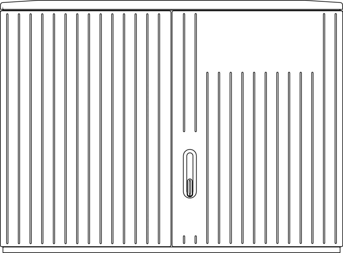 Verteilerschrank A880-3 DS MO RAL7035 Verteilerschrank A880-3 DS MO RAL7035