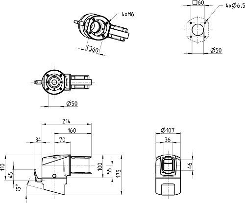 Neigungswinkelkupplung 1015300181 Neigungswinkelkupplung 1015300181