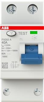 FI-Schutzschalter FX202 A-40/0.03 FI-Schutzschalter FX202 A-40/0.03