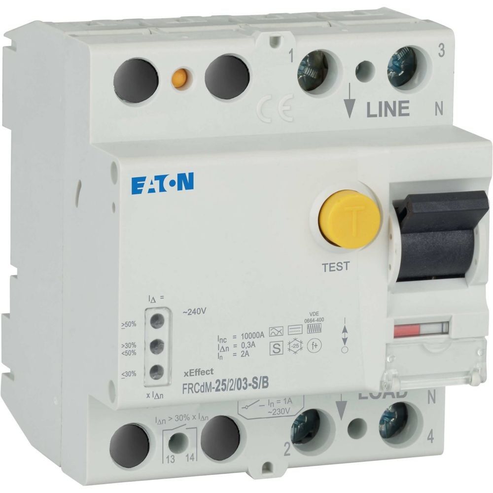 Digitaler FI-Schalter FRCdM-25/2/03-S/B