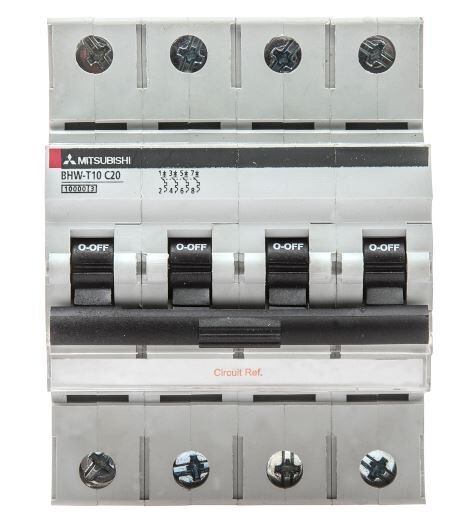 Sicherungsautomat BHW-T10 4P Type D 1A