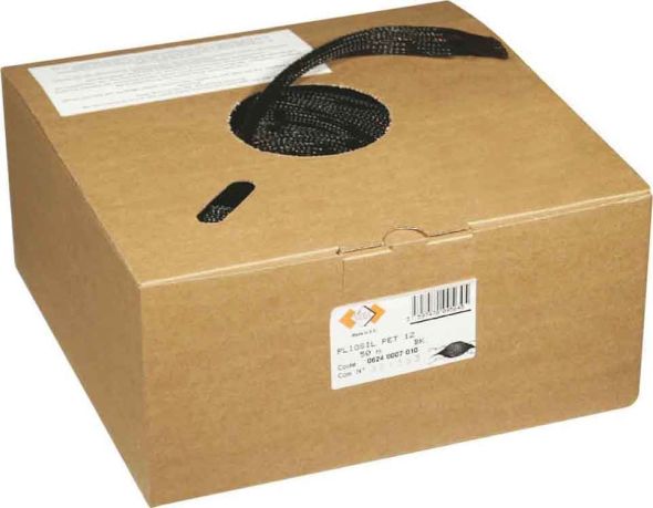 Flechtschlauch Pliosil PET 50 sw Flechtschlauch Pliosil PET 50 sw