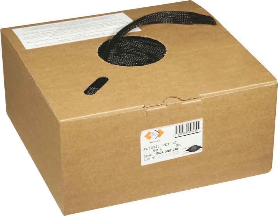Flechtschlauch Pliosil PET 20 sw Flechtschlauch Pliosil PET 20 sw