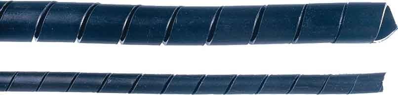 Spiralschutzschlauch PE 12 sw Spiralschutzschlauch PE 12 sw