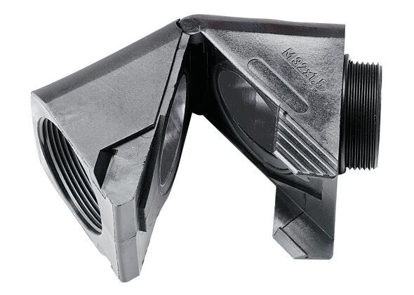 Kunststoffanschlusswinkel KAW-M20x1,5 schwarz Kunststoffanschlusswinkel KAW-M20x1,5 schwarz