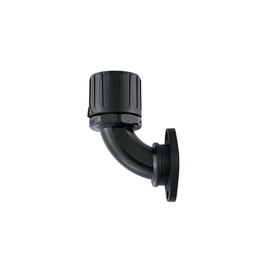 Flansch-Kunststoffverschr. HG3490FLPA66BK(10)