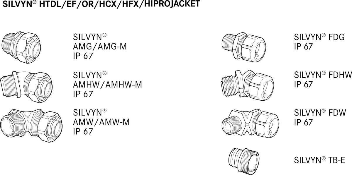 SILVYN HTDL 2 51,6x59,9 BK 61814250 SILVYN HTDL 2 51,6x59,9 BK 61814250