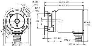 Absoluter Drehgeber REM-100B1 #100011265