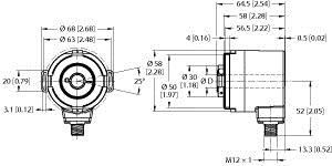 Absoluter Drehgeber REM-104H1 #100011401 Absoluter Drehgeber REM-104H1 #100011401