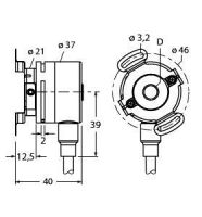 Inkrementaler Drehgeber RI-09H8E-2F360-C