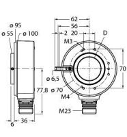 Inkrementaler Drehgeber RI42H25S42B500012M23