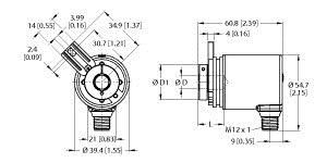 Absoluter Drehgeber REM102B6T9D38BH1151