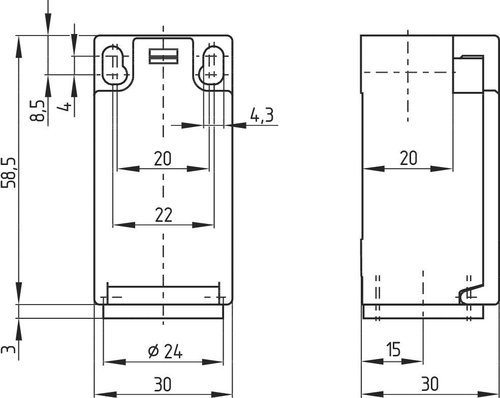 Rollenschalter T1R 236-20Z-M20