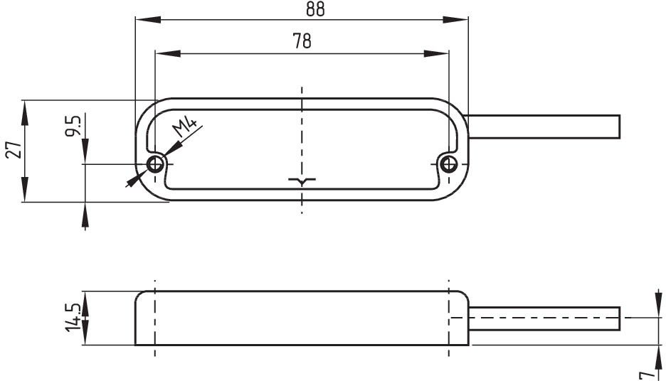 Sicherheits-Sensor BNS 40S-12Z-C 10,0M