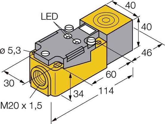Sensor Bi20-CP40-VP4X2 Sensor Bi20-CP40-VP4X2