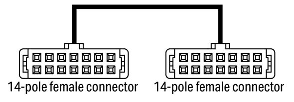 Anschlussleitung 14-polig 706-753/300-300 Anschlussleitung 14-polig 706-753/300-300