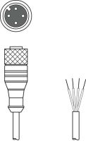 Anschlussleitung KD U-M12-4A-V1-050