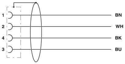Sensor-/Aktor-Kabel SAC-4P- 5,0-#1406188