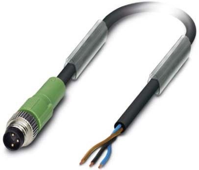 Sensor-Kabel, Stecker M8 SAC-3P-M 8MS/1,5-PUR