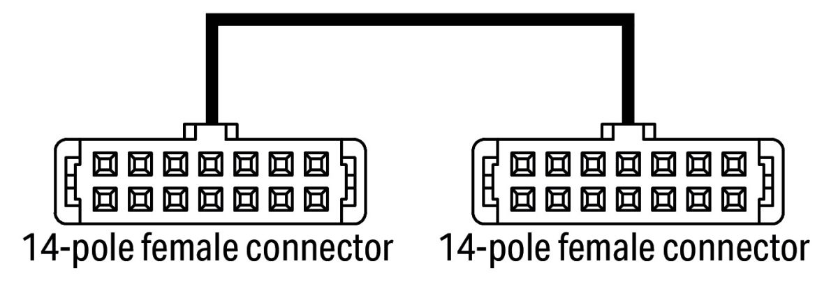 Anschlussleitung 14-polig 706-753/300-300 Anschlussleitung 14-polig 706-753/300-300