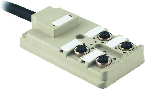 Sensor-Aktor-Verteiler SAI-4-F 5P PUR 10M Sensor-Aktor-Verteiler SAI-4-F 5P PUR 10M