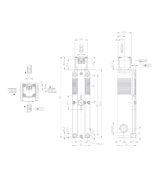 Sicherheits-Zuhaltung SLC-F-024-20/20-R4 Sicherheits-Zuhaltung SLC-F-024-20/20-R4