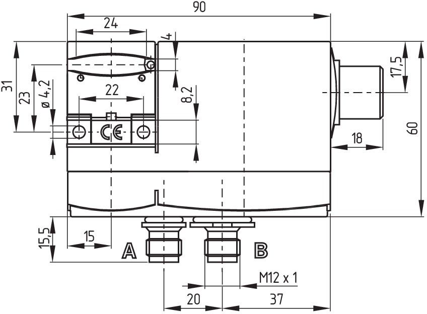 Sicherheitszuhaltung AZM170-02ZRKA-ST 24