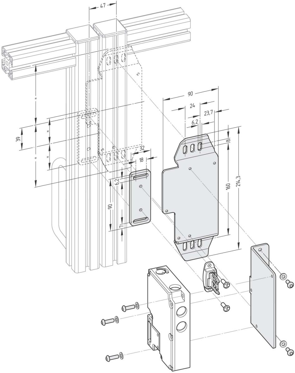 Montagesatz AZM 161 R/P Montagesatz AZM 161 R/P