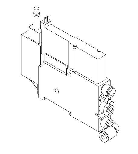 Vakuum Doppelventil 1F-VV02E-01