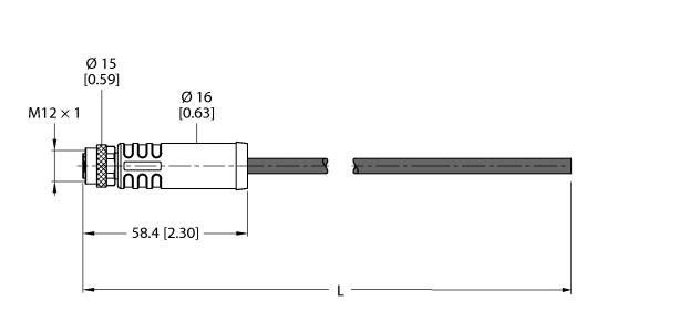 Versorgungsleitung RKP46PLA-0.5/TXL