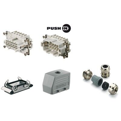 Steckverbinder-Set Push in HDC KIT HE-P 10.111 Steckverbinder-Set Push in HDC KIT HE-P 10.111