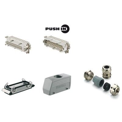 Steckverbinder-Set Push in HDC KIT HE-P 24.131 Steckverbinder-Set Push in HDC KIT HE-P 24.131