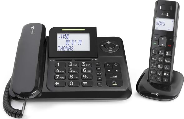 Großtastentelefon mit AB doroComfort4005Combo Großtastentelefon mit AB doroComfort4005Combo