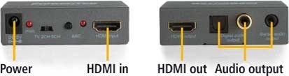 HDMI 4K Audio-Extraktor MARMITEK ConnectAE14