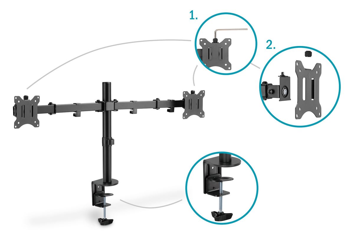 Dual Monitorhalter DA-90400