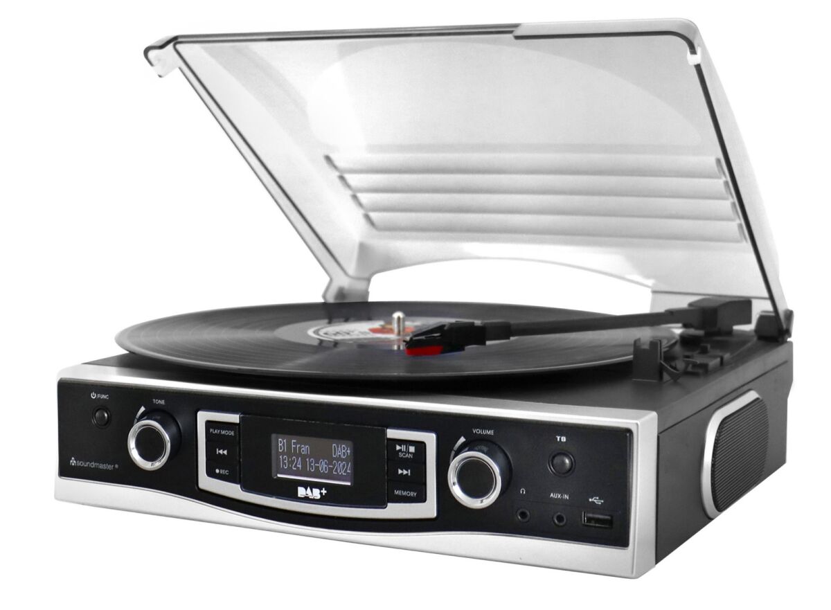 Plattenspieler/DAB+Radio PL590SW sw