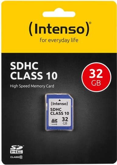 SDHC-Card 32GB INTENSO 3411480 SDHC-Card 32GB INTENSO 3411480