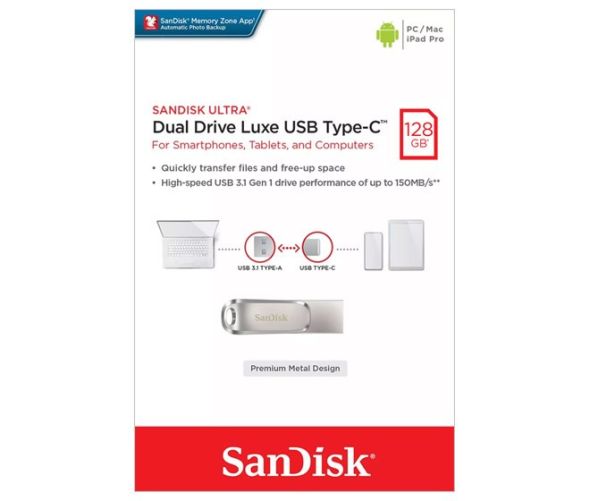 USB 3.1 OTG Stick 128GB SDDDC4-128G-G46