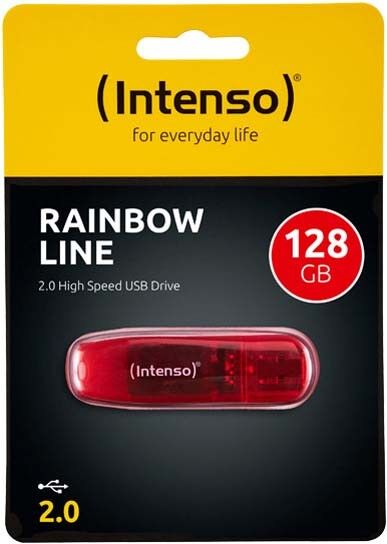 USB 2.0 Stick 128GB Rainb INTENSO 3502491 rt
