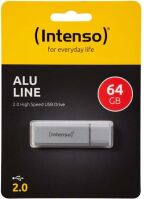 USB 2.0 Stick 64GB Alu INTENSO 3521492 si