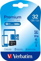 microSDHC Card 32GB VERBATIM 44013